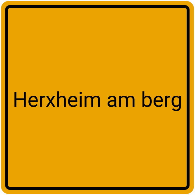 Meldebestätigung Herxheim am Berg